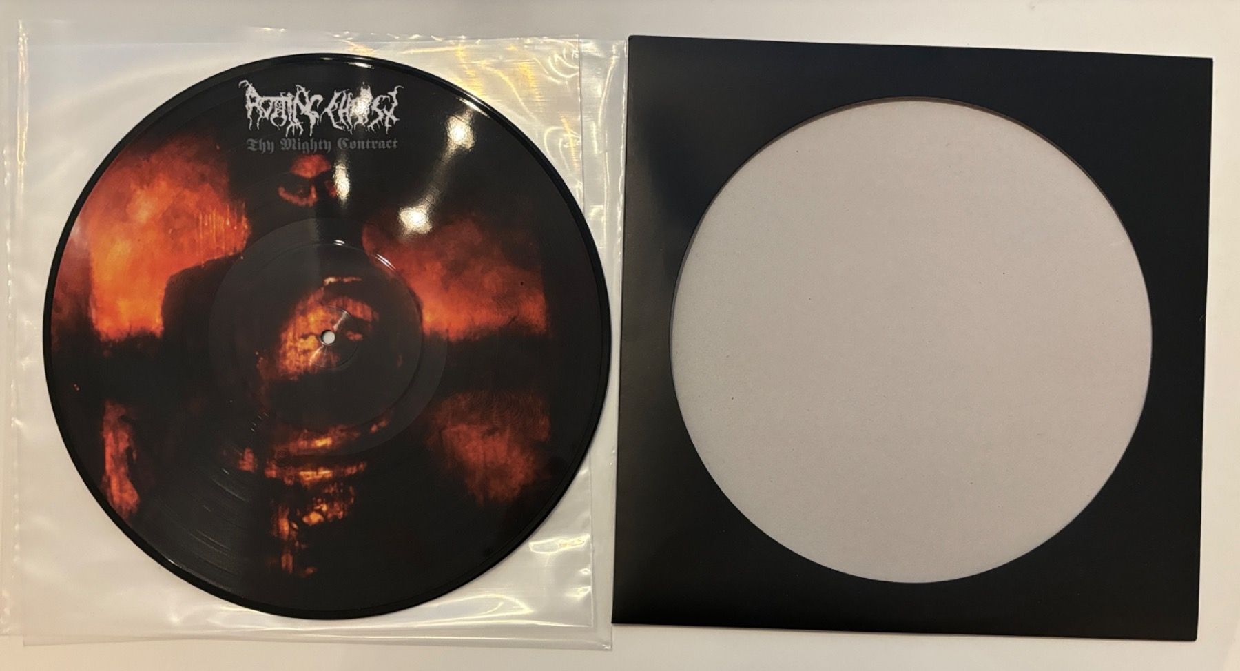 Dischi in vinile: Rotting Christ – Thy Mighty Contract 1997 PIC DISC!!!!!!!!!! – Usato da Egg b. Zürich venduto da superman1975