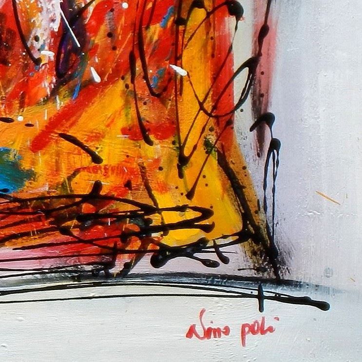 Reproduktionen & Neuware: Abstrakt - Pollock Style Signatur (II) – Neu (gemäss Beschreibung) aus Larnaca von KunstDepot24 4