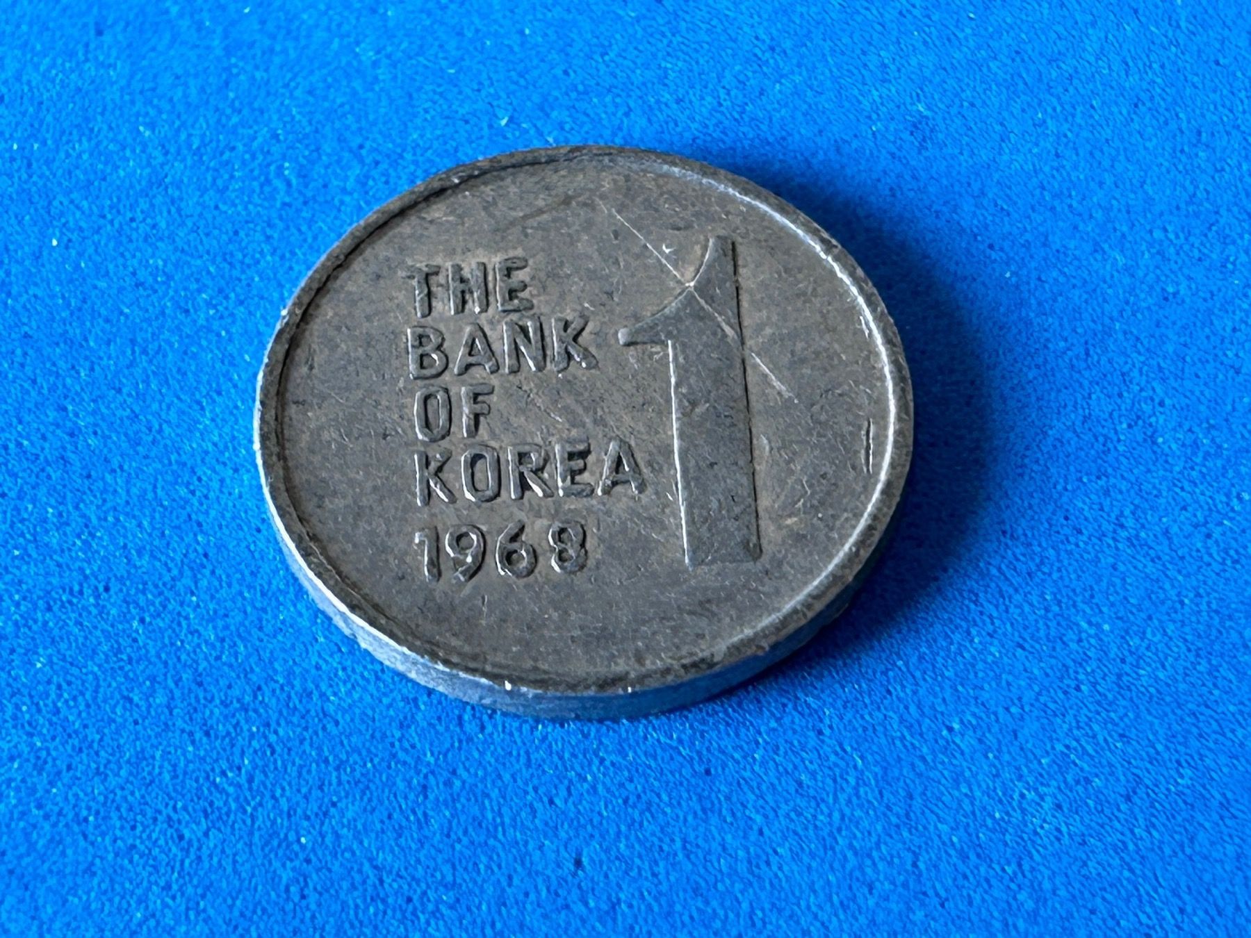 Tutti le monete: South Korea - 1 Won 1968 – Usato da Corcelles NE venduto da AJKader 2