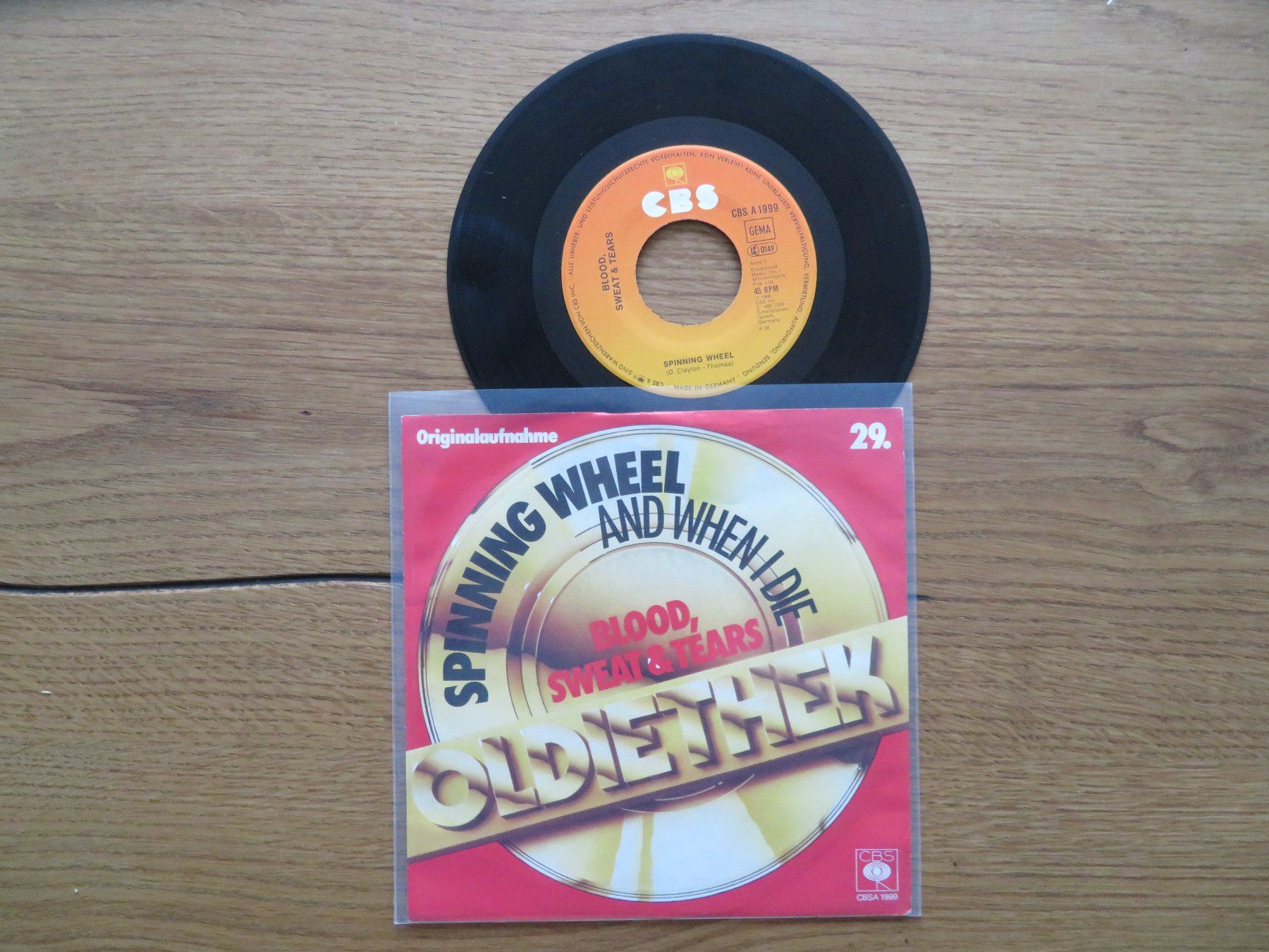 Dischi in vinile: BLOOD SWEAT U TEARS SINGEL – Nuovo (secondo la descrizione) da Zürich venduto da max_cp5f