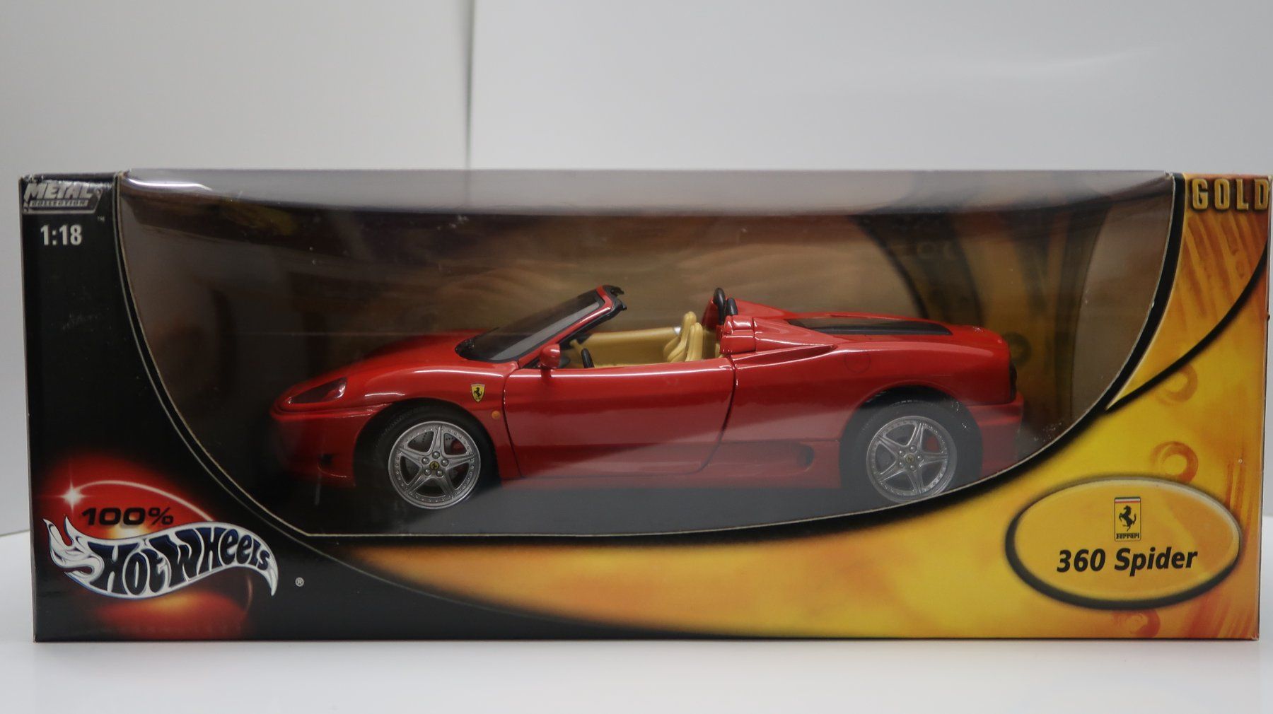 Ferrari Modellini d'auto: Ferrari 360 Spider HOT Wheels 1:18 – Nuovo (secondo la descrizione) da Alpnach Dorf venduto da Colibri126