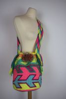 Boho / Ethno handgefertigte Mochila Wayuu Tasche Kolumbien