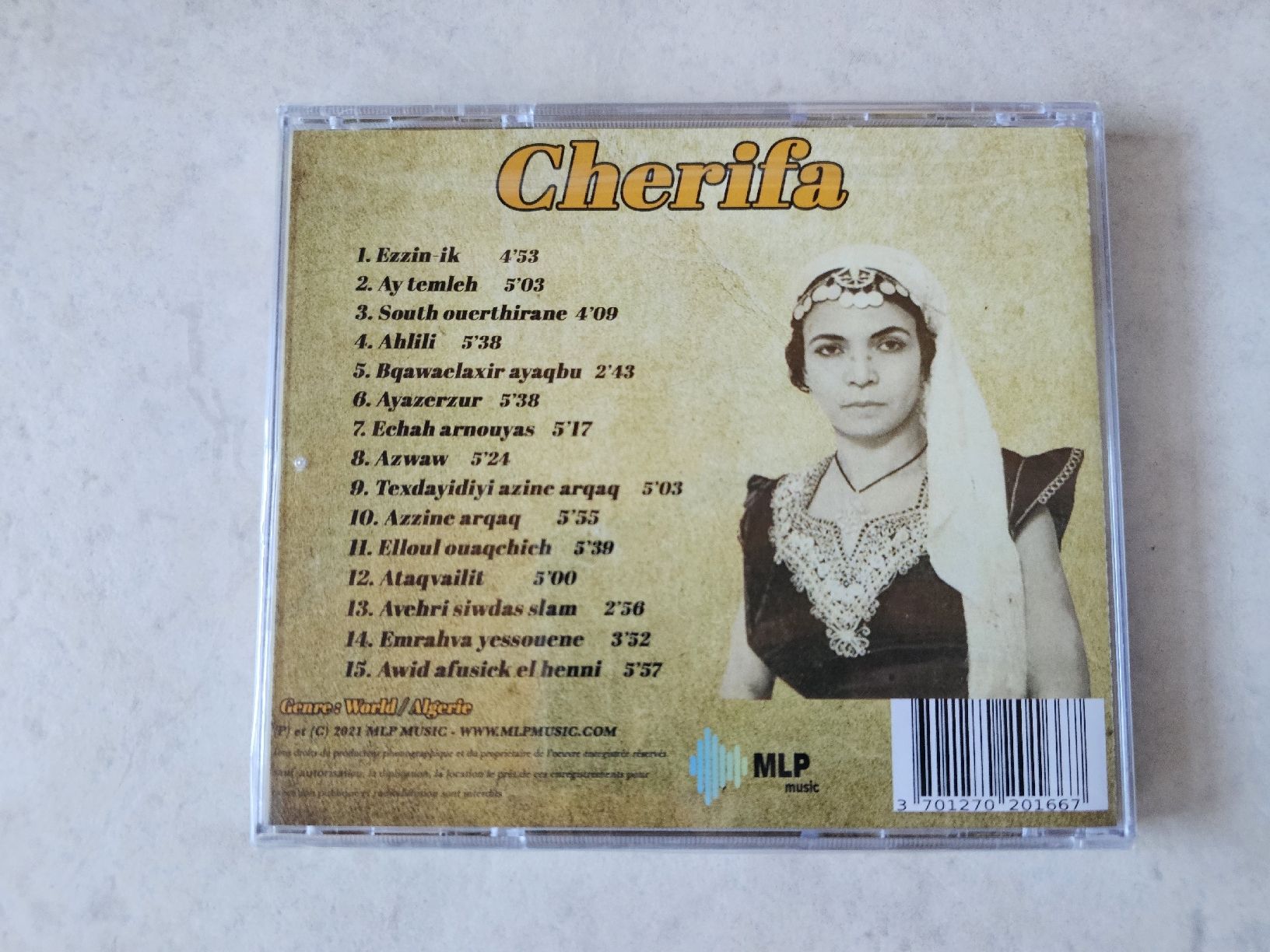 CD: Cherifa  -  Chansons Immortelles  /  Fabrikneu – Nuovo e nell'imballaggio originale da Schneisingen venduto da backstore24 1