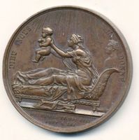 Bronzemedaille Frankreich 1820,  Selten!