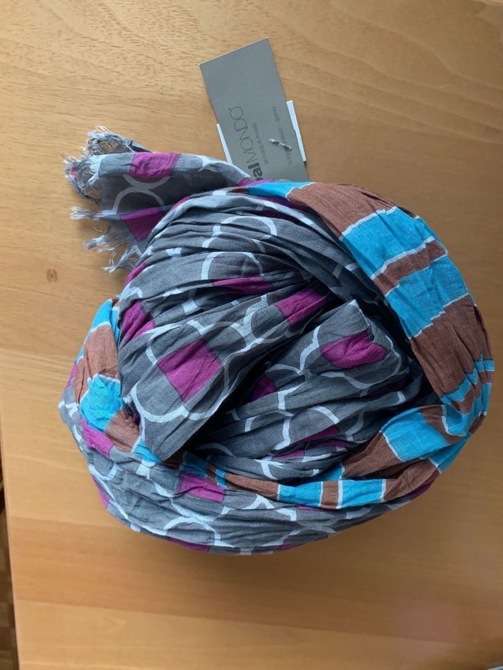 Foulard & Sciarpe: Foulard colorato in cotone – Nuovo (secondo la descrizione) da Minusio venduto da murimiri 2