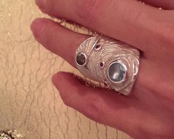 anello 3in1 oro e silver
