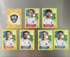 Panini WM 26 Sticker UZB 1,5,8,11,17,19,20