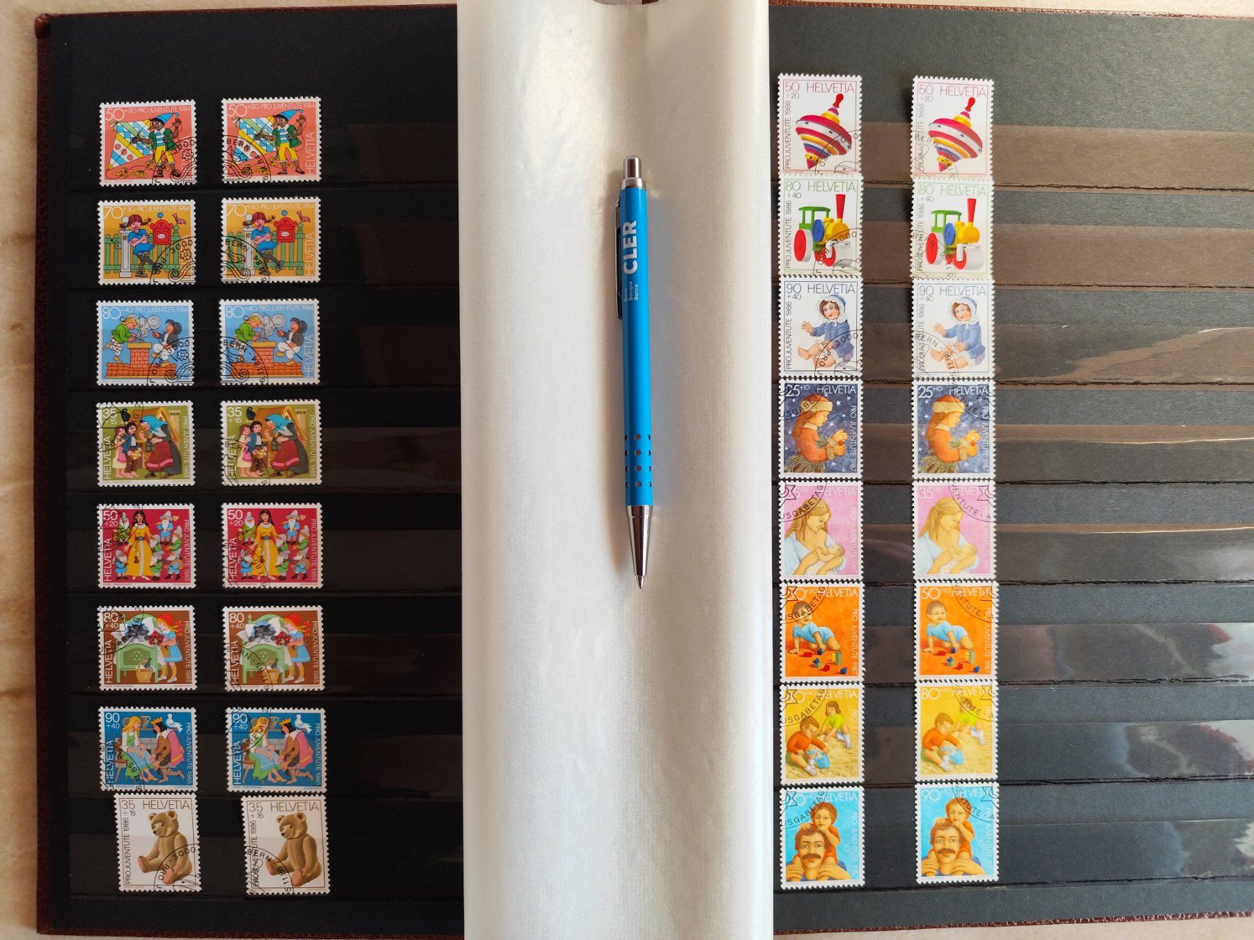 Tutti i francobolli: Album mit Schweizer Briefmarken - Pro Juventute – Usato da Ermenswil venduto da easyric 4