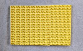 3 Lego Duplo Bauplatten gelb
