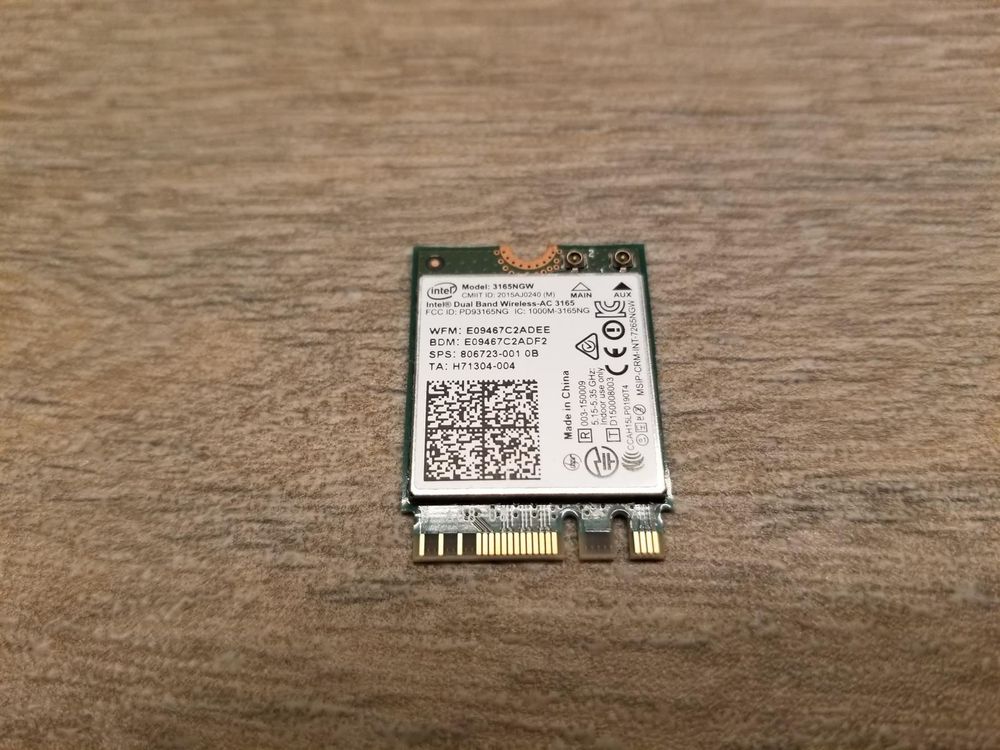 Intel 3165NGW Wireless AC + Bluetooth | Kaufen auf Ricardo