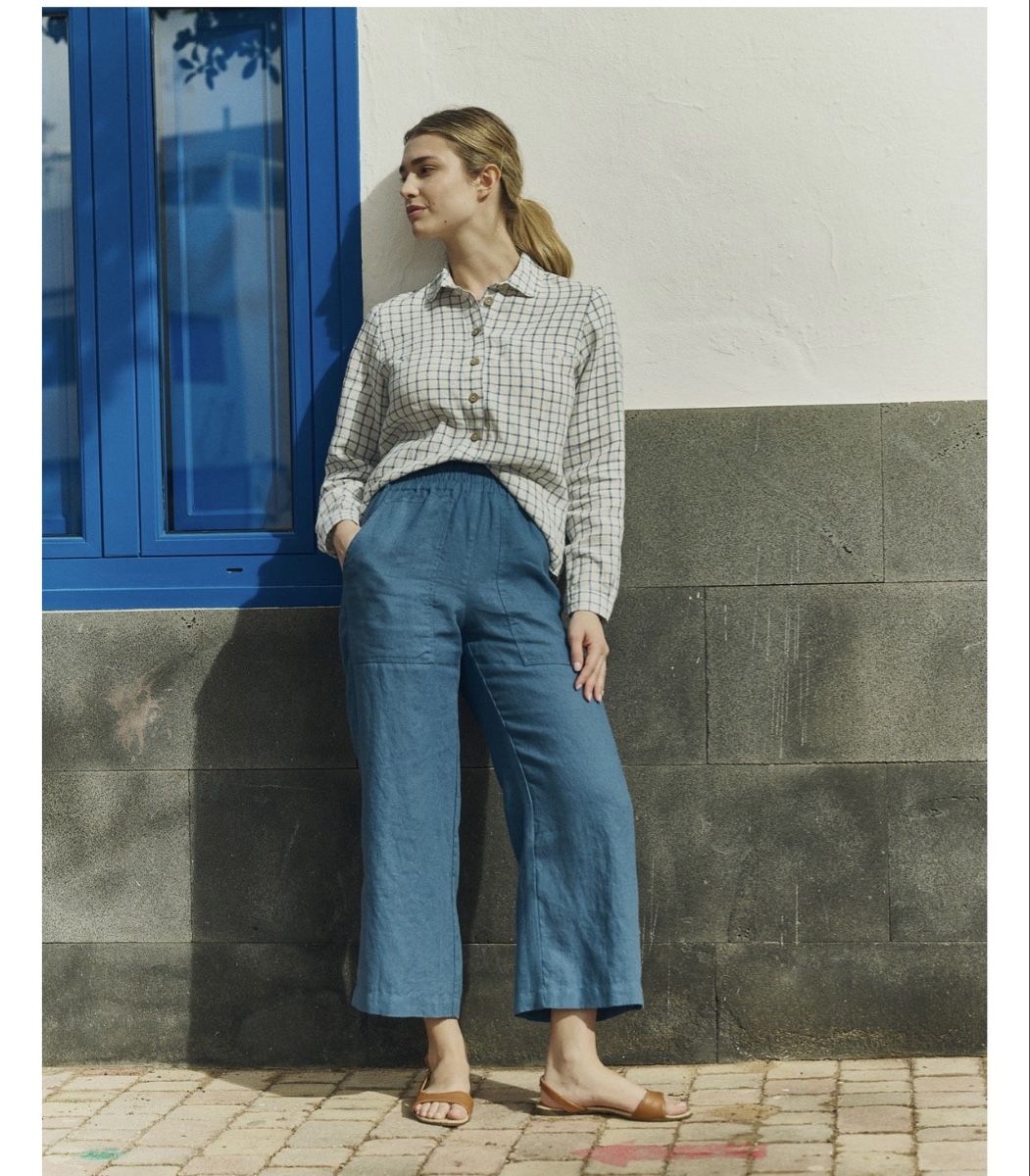 Pantaloni: Pantalon Not Perfect Linen – Nuovo (secondo la descrizione) da Genève venduto da AuTuMnLoveR