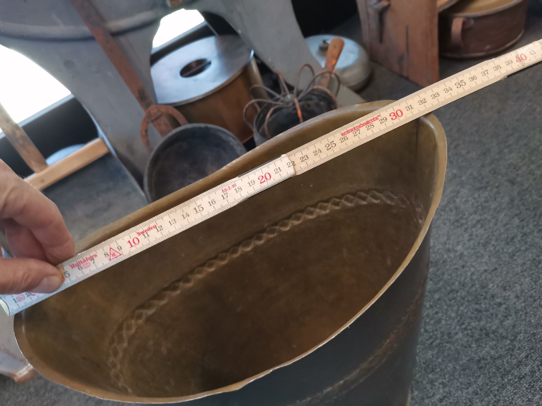 Sonstiges für Haushalt & Wohnen: Kupfereimer, Kupfergefäss, Kupfer Schirmständer, Blecheimer – Gebraucht aus Wiedlisbach von materialkreislauf 5