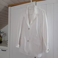 Damen Blazer Weiss Grösse S Schnürung Ärmel guter Zustand