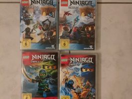 4 Lego Ninjago DVDs Staffel 3.1/3.2/5.1/6.1