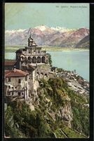 AK Locarno, Madonna del Sasso, 1908