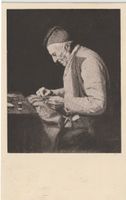 AB 76 Albert Anker, Dorfschneider, 1928