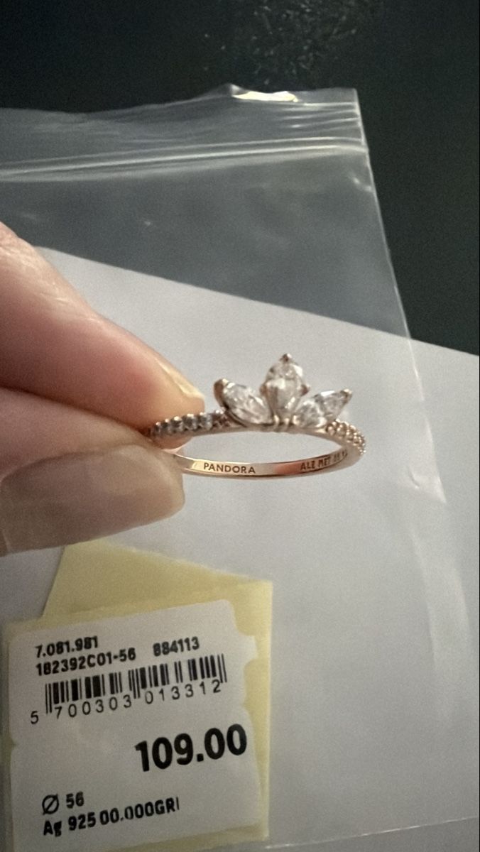Pandora Anelli: Pandora Ring Krönchen rosévergoldet Gr. 56 – Usato da Therwil venduto da as_good_as_new