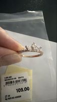 Pandora Ring Krönchen rosévergoldet Gr. 56