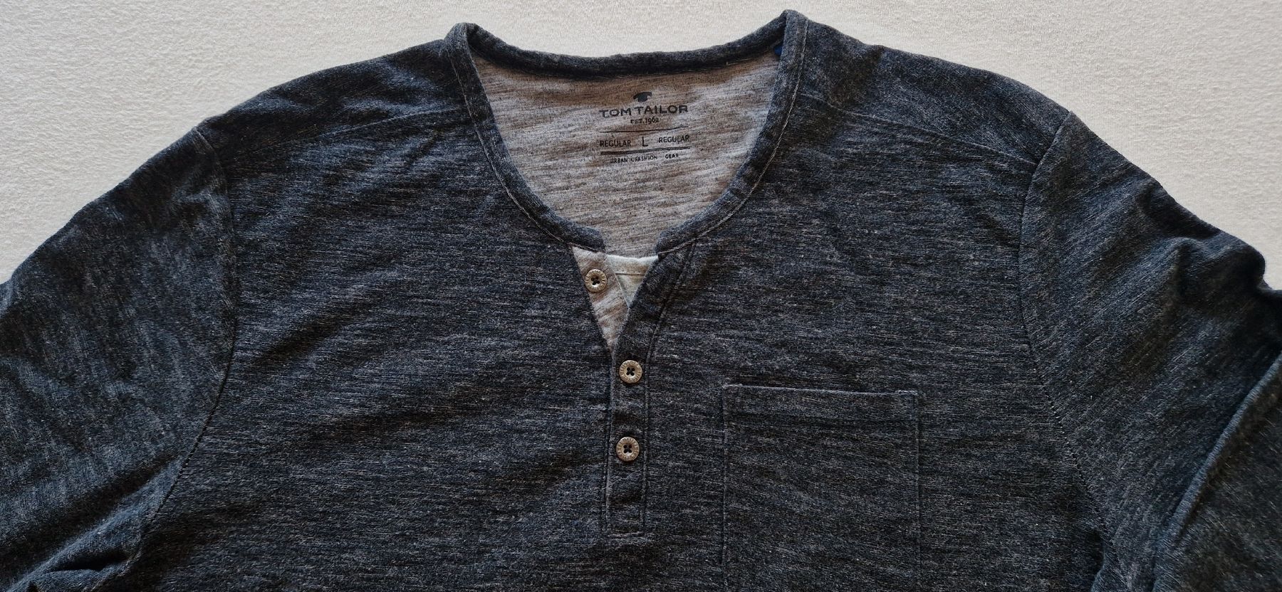 Tom Tailor Maglioni & Felpe: TOM TAILOR Longsleeve, dunkelgrau, Gr. L, neuwertig – Nuovo (secondo la descrizione) da Allschwil venduto da merve_g 4