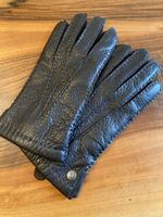 Herren Lederhandschuhe dunkelbraun guter Zustand