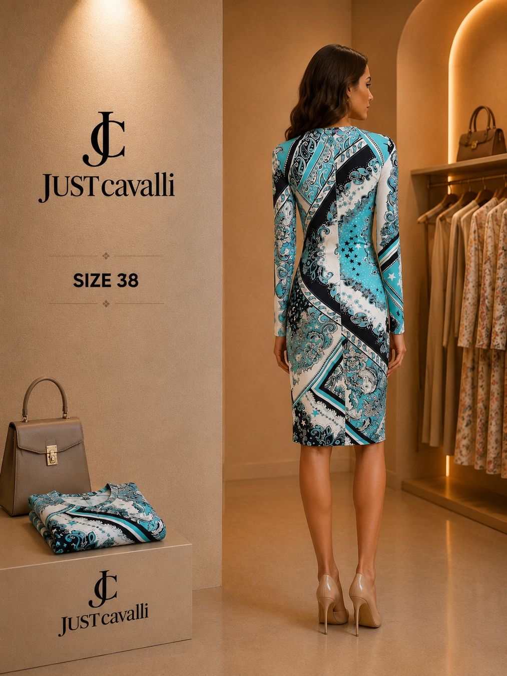Roberto Cavalli Vestiti: Just Cavalli Kleid, Grösse 38 – Nuovo (secondo la descrizione) da Fällanden venduto da ekaterinatheissl 1