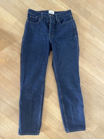 Sézane Denim Hose Gr. 36 dunkelblau Jeans Damen CH Neuwertig