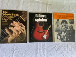 Musikbücher für Gitarre, 8 Bücher