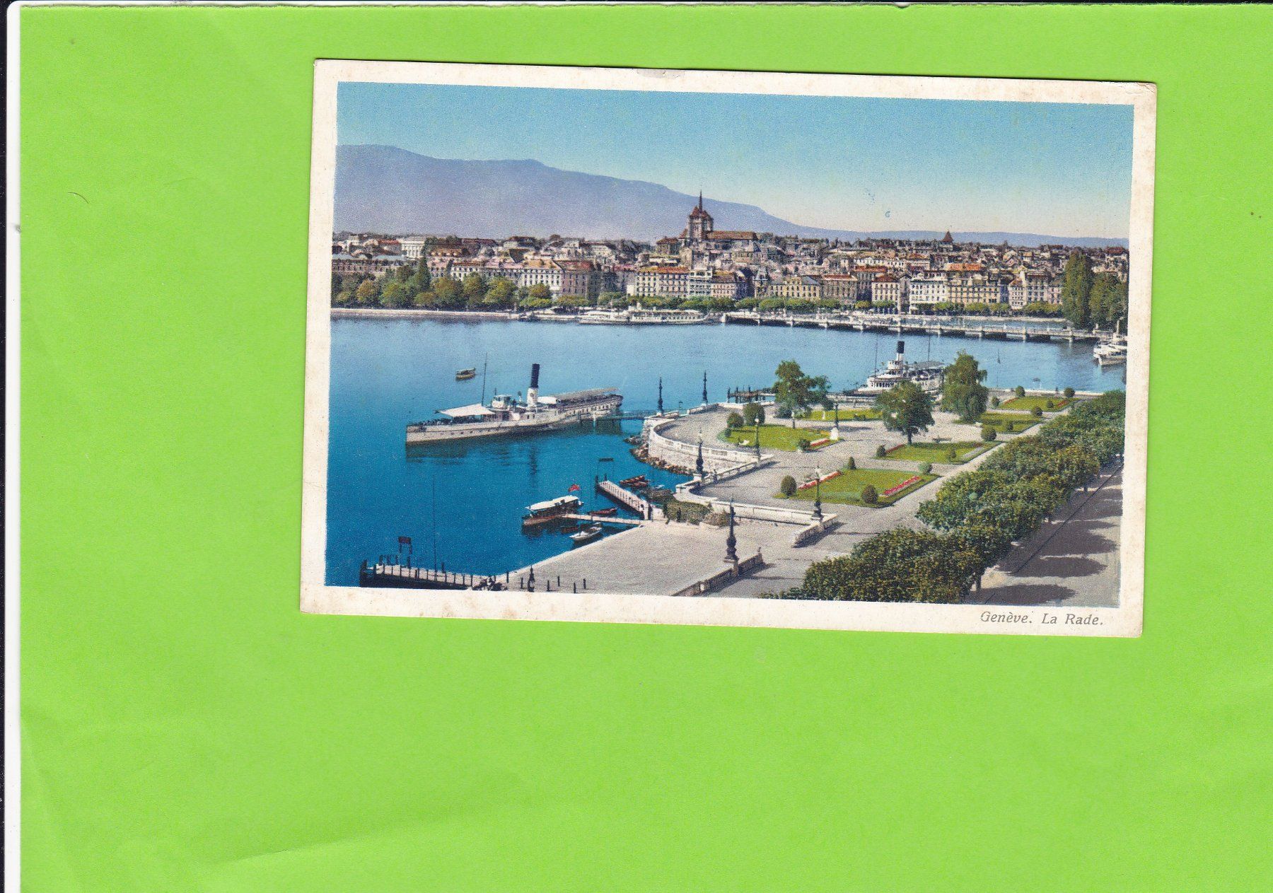 Cartoline postali: Genève. La Rade – Usato da St. Peterzell venduto da neckertal