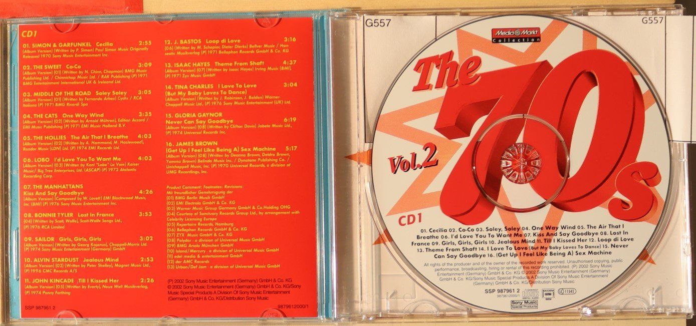 CD: The 70s – Vol. 2 – Usato da Luzern venduto da CONTENTI 1