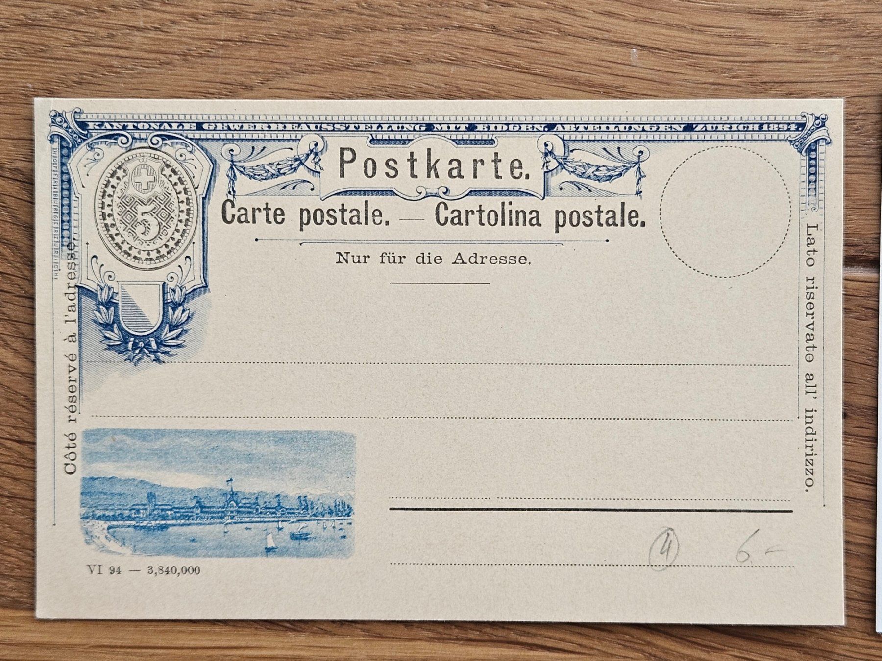 Alle Briefmarken: Halbamtliche Privat PK No 4 ** für nur 3.-- – Gebraucht aus Buttikon SZ von Marcelr