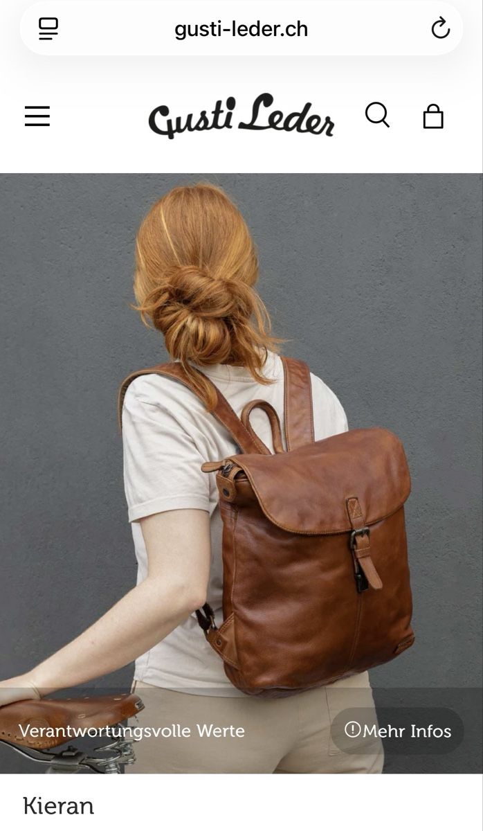 Rucksäcke: Gusti Leder Rucksack  – Neu (gemäss Beschreibung) aus Illighausen von Blauhausfrau12 3