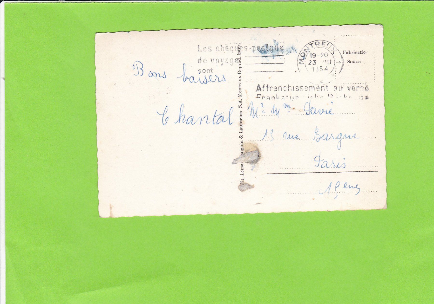 Cartes postales: Montreux – D'occasion à St. Peterzell par neckertal 1