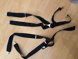 2x Hosenträger schwarz verstellbar