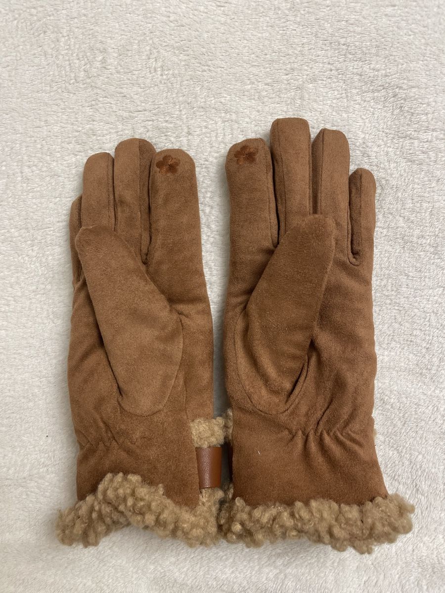 Guanti & manicotti: Winterhandschuhe in Wildlederoptik – Nuovo (secondo la descrizione) da Dittingen venduto da nje_9nlt 1