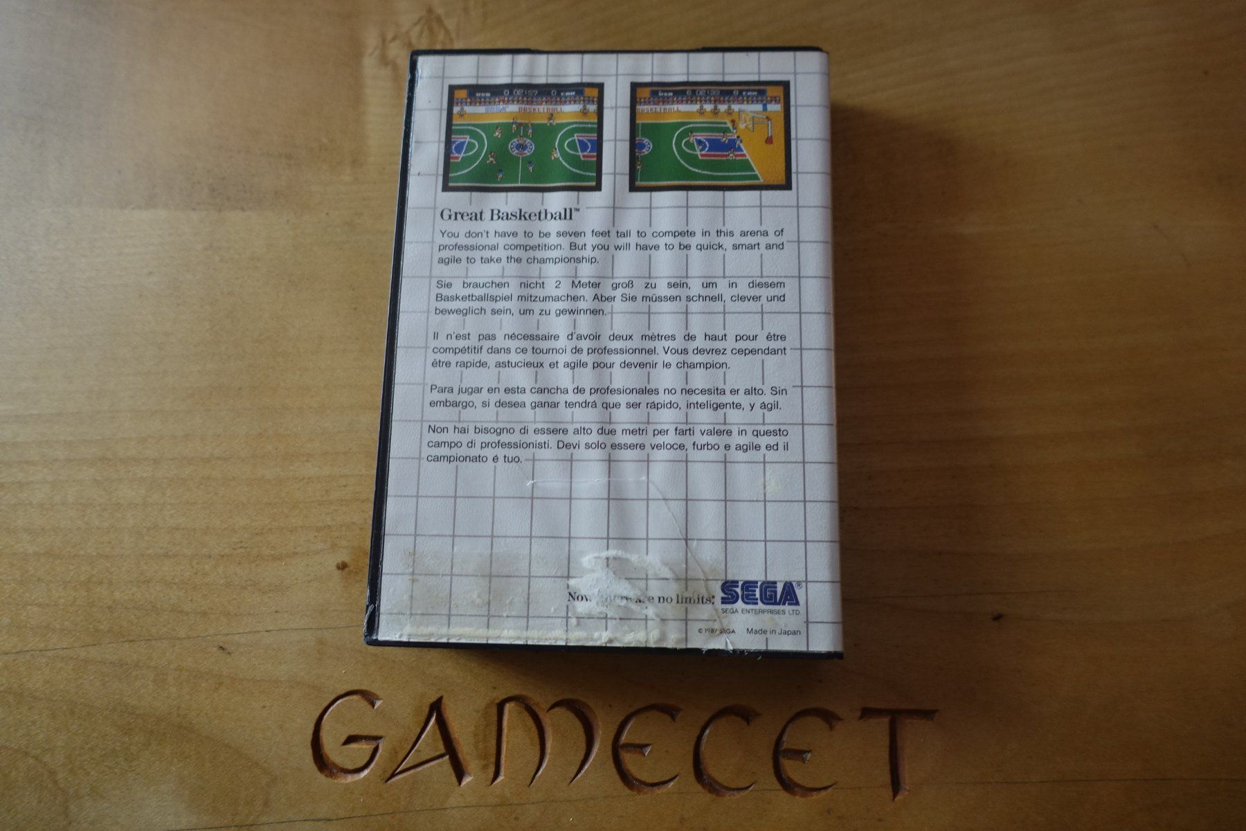 Sega Giochi: Great Basketball - Sega Master System – Usato da Steinach venduto da Gamecet 2