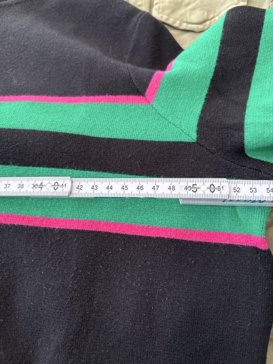 Gerry Weber Maglioni & Felpe: Gerry Weber Strickpullover, Gr. 48, schwarz gestreift. – Usato da Burgdorf venduto da VouSchoen 4
