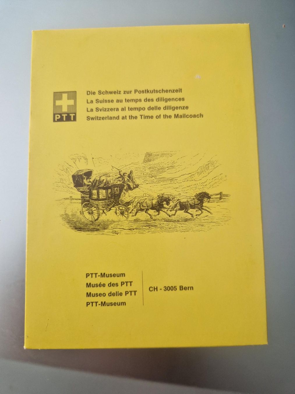 Cartoline postali: Set PTT Museum Postkutschenzeit AK 12 Stück – Usato da Büetigen venduto da philat