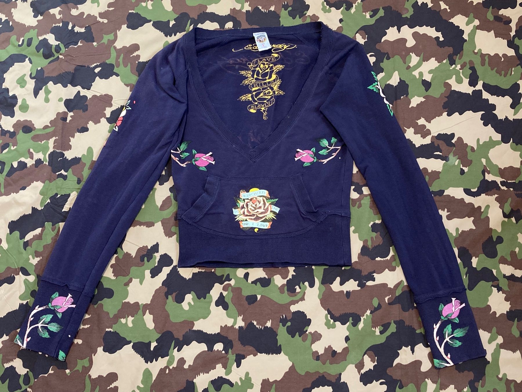 Ed Hardy Maglioni & Felpe: Vintage Y2K Ed Hardy pullover Sz L – Usato da Zürich venduto da le_souk 1