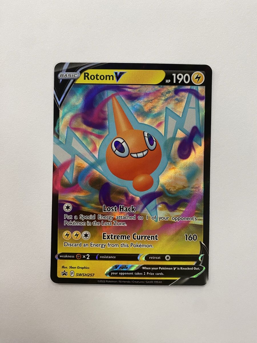 Pokémon Sammelbilder & Trading cards: Rotom V SWSH257 Sword & Shield Promo Englisch – Neu (gemäss Beschreibung) aus Oberglatt ZH von DSGS37
