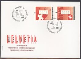 2005, FDC, Sondermarken Schweizer Flaggen