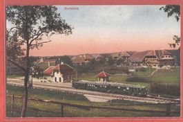 Grafenried Bahnhof mit Solothurn-Bern-Bahn - ca. 1925