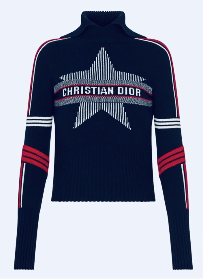 Dior Maglioni & Felpe: CHRISTIAN DIOR - stand collar sweater – Nuovo (secondo la descrizione) da Genève venduto da Rio10 5