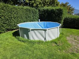 Prism Frame Pool (Ø 366 x 99 cm), eine Saison gebraucht