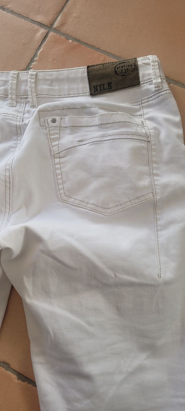 Nile Jeans: Nile jeans blanc cassé  S + stretch – Usato da Echallens venduto da frimousse2008 4