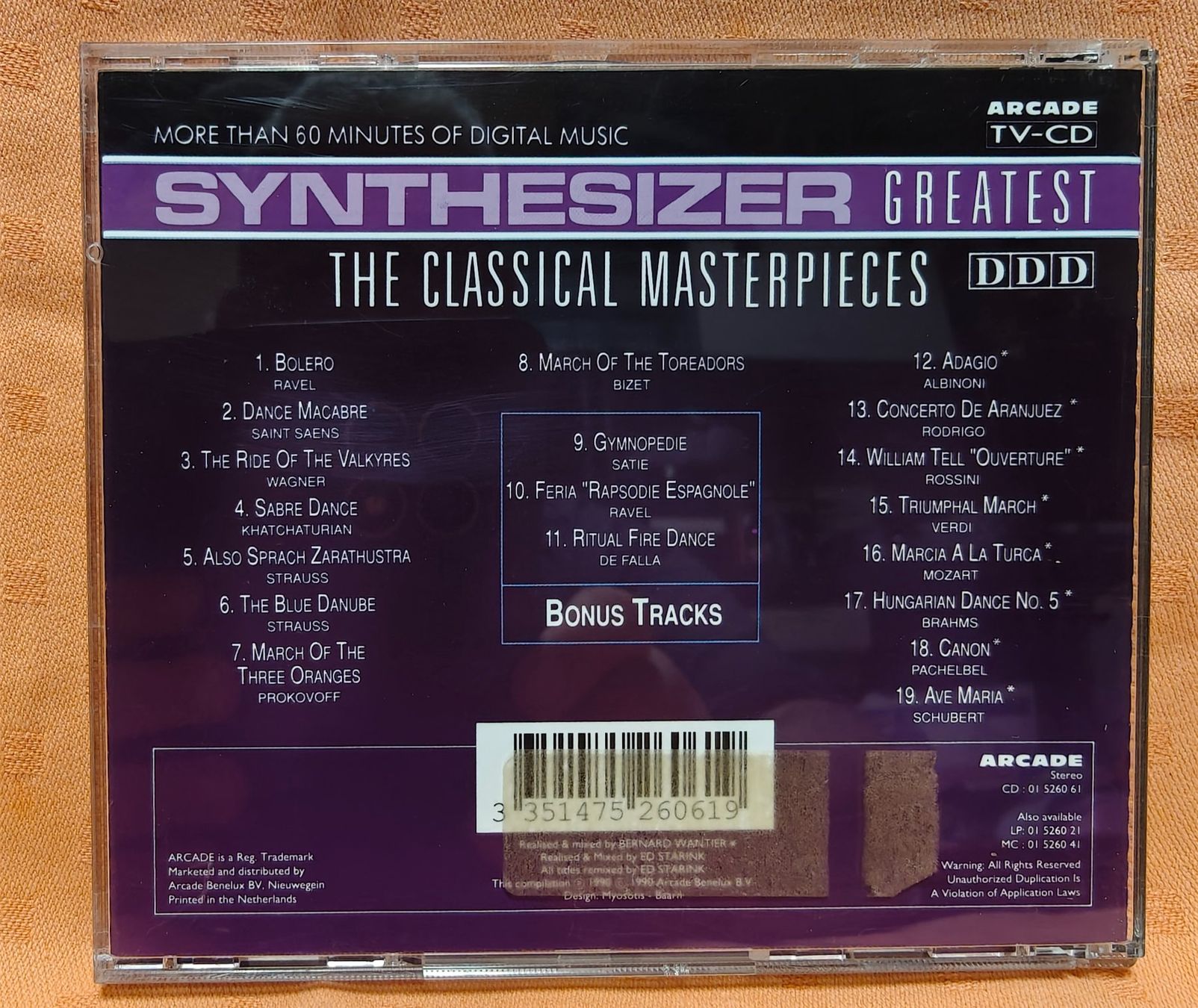 CD: Synthesizer Greatest - The Classical Masterpieces – Usato da Gutenswil venduto da Vulcano21 1