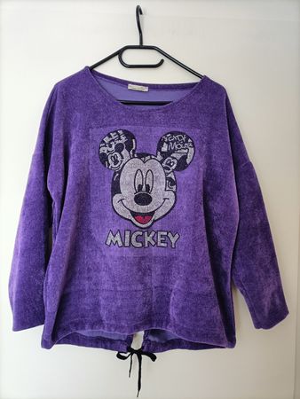 Violetter Mickey Mouse Pullover Gr.M, NEU! 