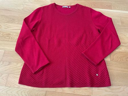 Strickpullover Gr. 40, rot