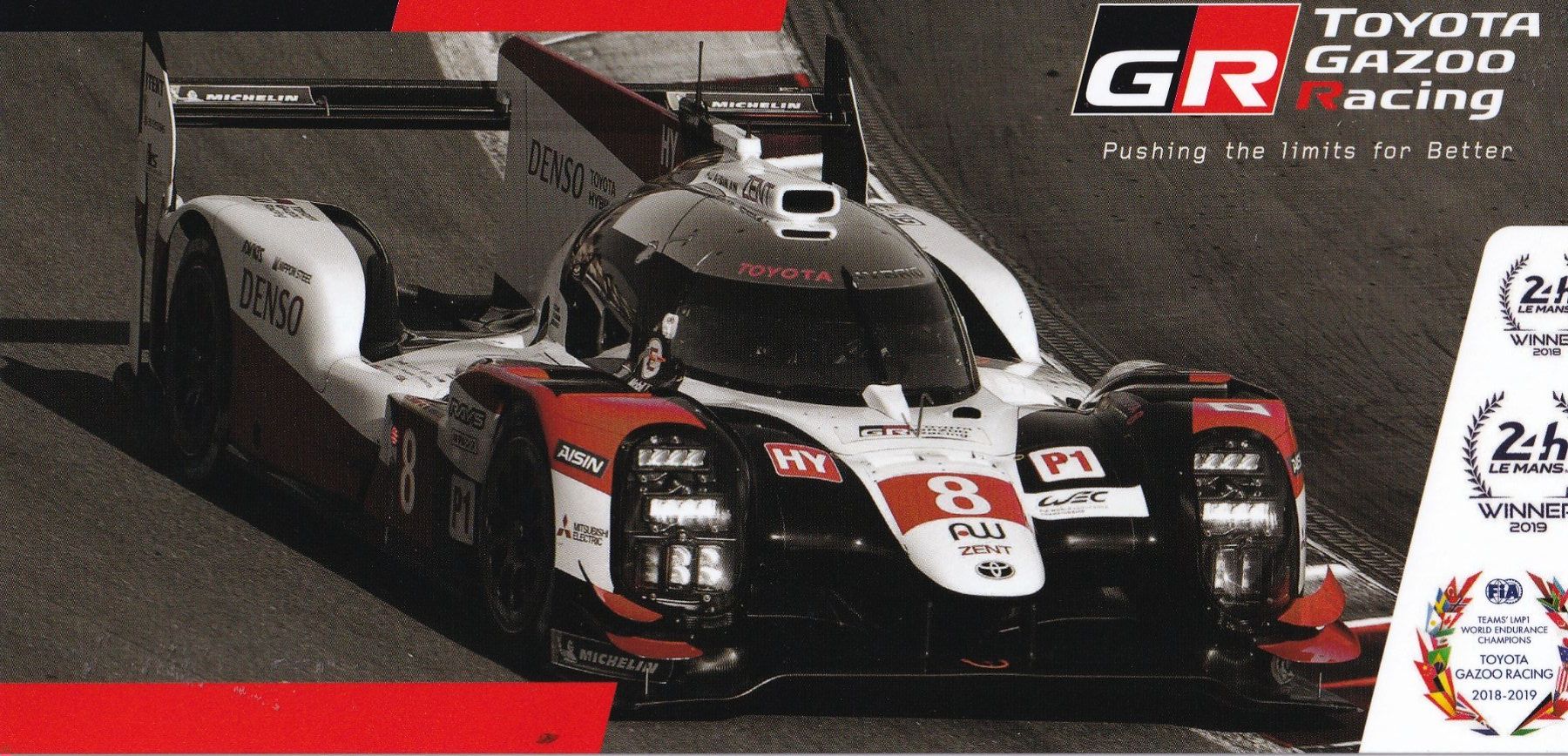 Autografi: Toyota WEC 2019 Orginal Autogrammkarte – Usato da Grabs venduto da Sauber60 1