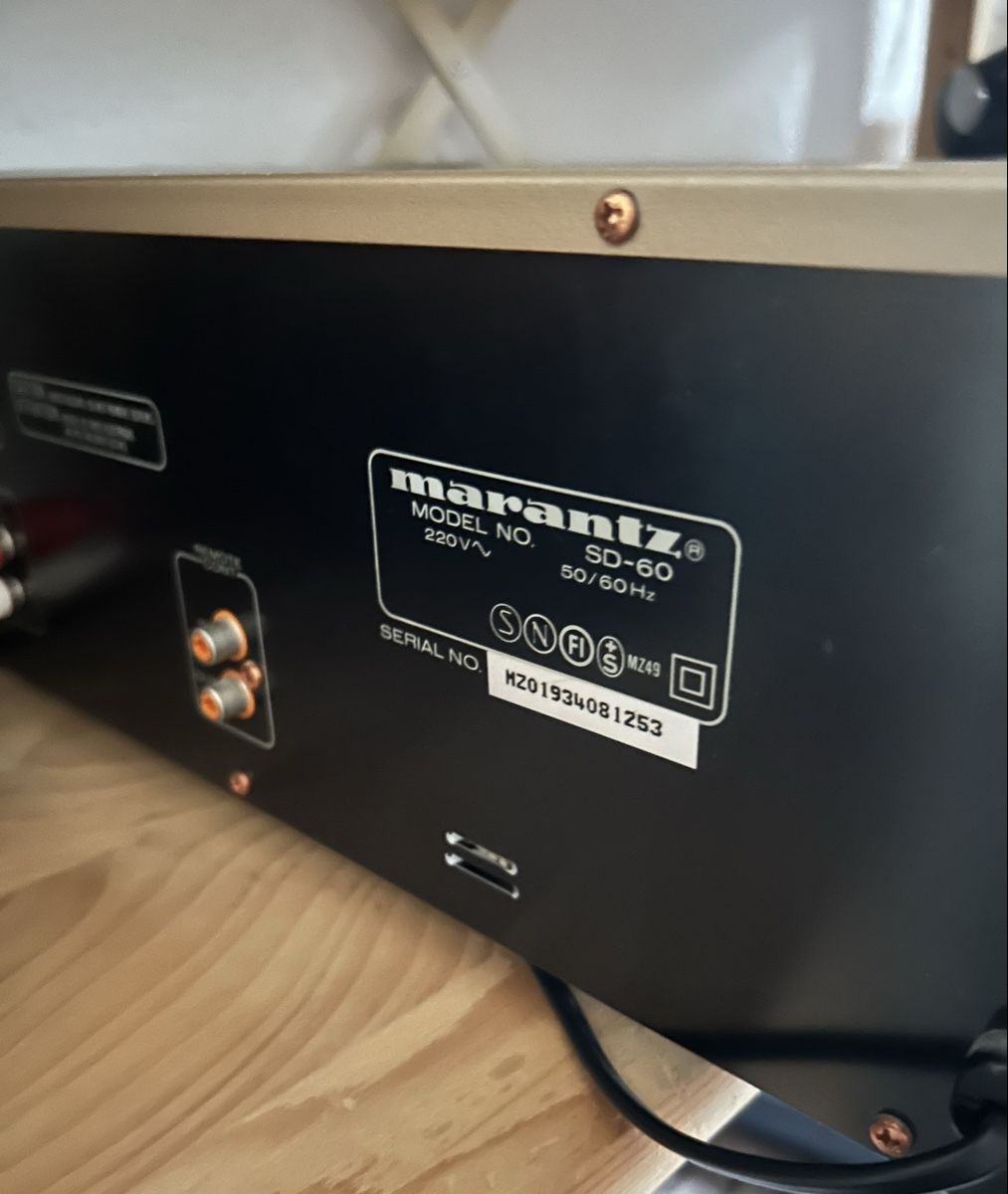 Marantz Registratori: Tape Deck kassettengerät  Marantz SD-60 – Usato da Grenchen venduto da typ4 6
