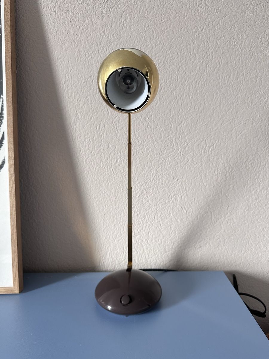 Lampade: Mid-Century Teleskop Tischlampe von Eichhoff Werke – Usato da Luzern venduto da cam_f7qx 1